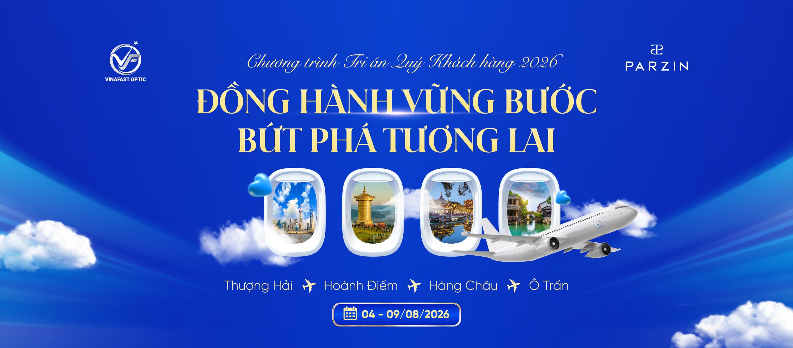 Vinafast Optic & PARZIN tổ chức chương trình tri ân khách hàng 2026
